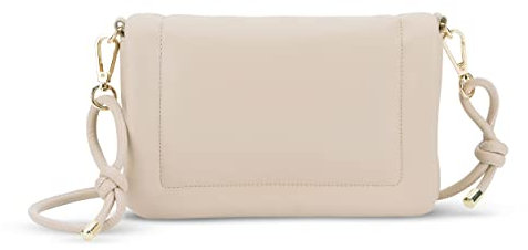 Expatrié Handtasche Damen Klein Beige - Zoe Small - Clutch Tasche aus Veganem Leder - Elegante Kleine Umhängetasche für Hochzeit Ausgehen & Party
