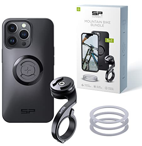 SP CONNECT Mountain Bike Bundle |SPC+| kompatibel mit iPhone 13 Pro | Handyhalter für Mountainbike| Mountainbike MTB Handy Halterung Gadget