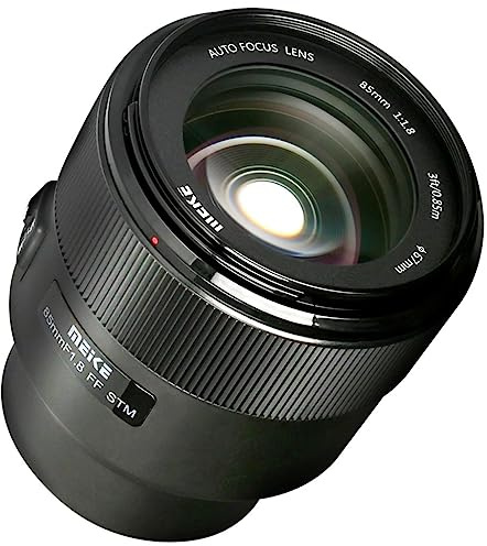Meike Téléphoto STM 85 mm F1.8 avec mise au point automatique (moteur pas-à-pas) Full Frame Portrait, compatible avec les appareils photo Nikon et Z Mount