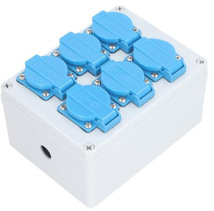 Boîte de Distribution d'énergie, Structure d'étanchéité de Connexion UE à 6 Voies AC 250V 16A avec Connecteur pour Chantier de Construction