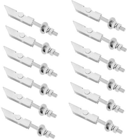CANIGHT Metal Drywall Anchors with Aircraft Screw Orchid Clip 12pcs Variety Pack