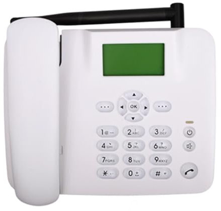 NODFU Telefono Cordless, Telefono Fisso, Sim Telefono, Antenna Esterna, Segnale Stabile, ID Chiamante, Adatto per L'uso in Ufficio E in Casa