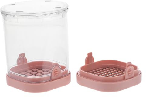 Warmhm Trancheuse à Fruits et Légumes Compacte et Facile à Nettoyer en Acier Inoxydable Récipient Intégré Cuisine, Fraises et Œufs