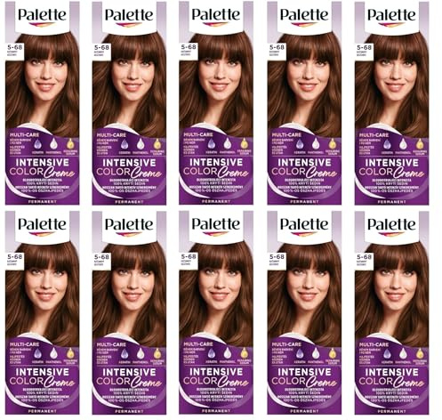 Confezione da 10 palette di colori intensi 5 – 68 (R4) Capelli Color – Full Box – con istruzioni in lingua inglese (lingua italiana non garantita)