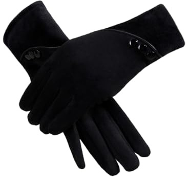 JIOGEWY Winter Gloves for Women Touch Screen Gloves Soft Warm Gloves for Driving, Gloves for coat