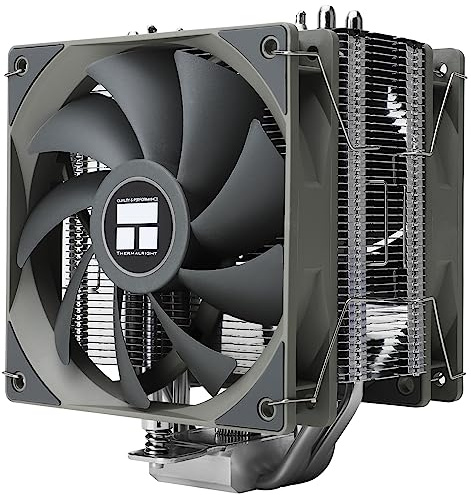 TR-Thermalright Assassin Spirit 120 V2 PLUS CPU-kylare, dubbel tyst CPU-fläkt, luftkylning, 1 500 varv/min, kompatibel med Intel LGA1851/1700/1150/1151/1200 och AMD AM5/AM4