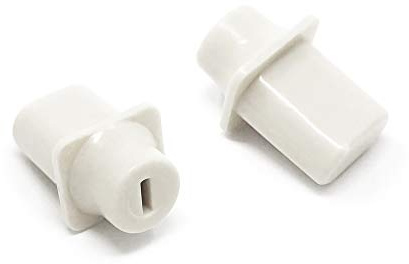 Vintage Forge White Top Hat Pickup Selector Switch Tips for Fender Telecaster Tele Electric Guitar (2-Pack) THT40-WHT