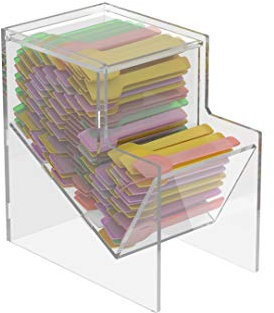 Danieli Store - Contenedor de Acrílico para Mostrador - Expositor Transparente para caramelos, cucharas y paletas para helados, porta té, caramelos masticables y dulces a granel