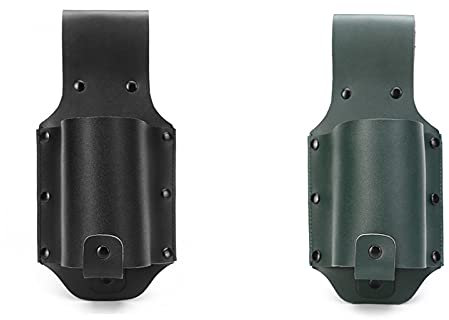ZXNQ 2 pieces Beer Holster, PU Leather Beer Holster, Holster Beer Holder, for Various cans and Most Small Bottles, Unique Gift for Men (8.2 * 3.9 in)