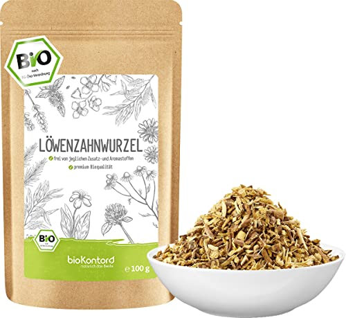 Löwenzahnwurzeltee BIO 100 g | 100% naturrein - Löwenzahnwurzel aus kontrolliert biologischem Anbau von bioKontor