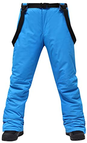 Skihose für Herren, 30 Celsius, warm, für Paare, Schneehose, Winter, Ski, Snowboardhose, Herren, Blau, Größe M
