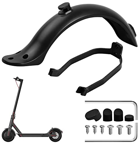 Guardabarros Trasero Scooter Guardabarros Patinete Electrico, Accesorios de Repuesto para Scooter Eléctrico Guardabarros Trasero, para Xiaomi M365/ M365 Scooter con Tornillos y Tuercas