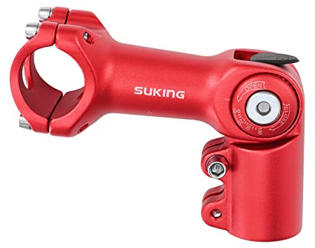 CYSKY Verstellbar Vorbau 25,4 31,8 60mm/80mm/93mm/100mm 0-90 Grad Verstellbar MTB Vorbau Lenker Vorbau Verstellbar Fahrrad lenkervorbau für Mountainbike Rennrad BMX Stadtradeln