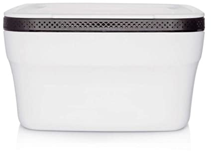 Tupperware BreadSmart Large – Innovativo portapane mantiene i prodotti da forno freschi più a lungo – Scatola portaoggetti da cucina per pane, pasticcini e croissant – Il design della base migliora la