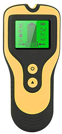 Détecteur de métaux Kit Scanner mural Détecteur de métaux 3 en 1 Tension AC Câble sous tension Détecteur de tuyaux en bois Localisateur de goupilles Détecteur de scanner mural avec alarme audio