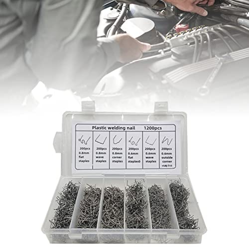 1200 PZ Paraurti Auto Riparazione di Plastica Saldatura Chiodi Adeguato Hot Graffette Filo di Saldatura Riparazione Chiodi Parti di Riparazione Per Auto