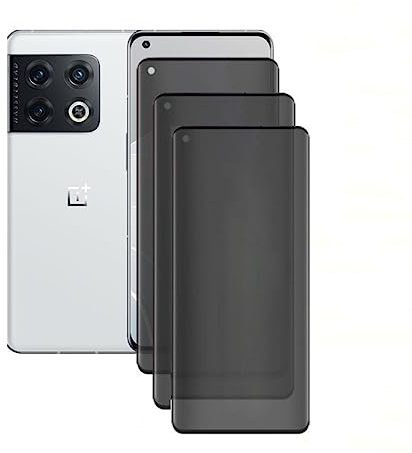 nulala 3 Piezas Protector Pantalla de Privacidad para OnePlus 7 Pro, Antiarañazos, Sin Burbujas, Dureza 9H, Cobertura Completo Película Cristal Vidrio Templado Antiespia para OnePlus 7 Pro