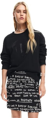 Desigual Fal_Letter, 2000 Negro, M, Negro, M