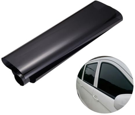 Gatuida 3m Schwarze Fensterfolie Für Auto-Transporter Lichtdurchlässigkeit Sonnenschutzfolie Als Sichtschutz Blendschutz Und Hitzeisolierung Passend Für Verschiedene Fenster