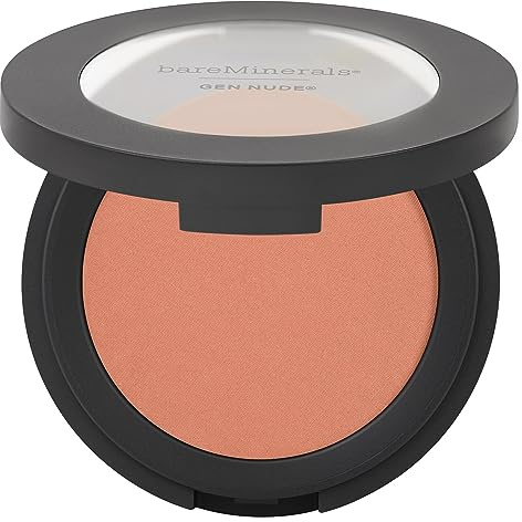 bareMinerals Gen Nude Powder Blush, That Peach Tho, Vegan, Cruelty-Free & Dermatologist-Tested