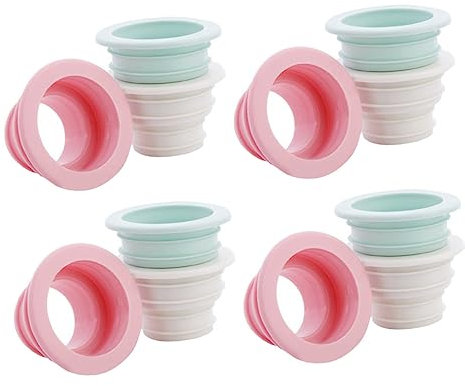 DOITOOL 20pcs Drain Stopper Odorproof Drain Hose Seal Ring for Washing Machine Random Color