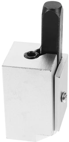 Lurrose 2 Pezzi Jacking angolare destro scalpello d'angolo strumenti meccanici Giusto mortasare piazza strumenti per la lavorazione del legno scalpello angolare Acciaio al carbonio Argento