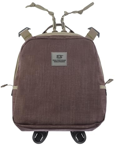 SALTSTONE 5L Jagdrucksack Add-On Integrator – Cordura, wetterfest, Mehrpositionshalterung für Gewehrholstersystem (Braun)