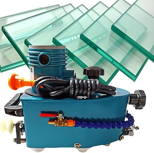 Portable Electric Glass Edge Polishing Machine, High-Speed Grinder for Glass and Stone Beveling