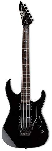 ESP LTD Kirk Hammett Signature Series KH 202 E-Gitarre, Schwarz Guitar Only Right-Handed