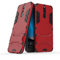 CHcase Huawei Mate 10 Lite Funda, 2in1 Armadura Combinación A Prueba de Choques Heavy Duty Escudo Cáscara Dura PC + Suave TPU Silicona Rubber Case Cover con Soporte para Huawei Mate 10 Lite -Red