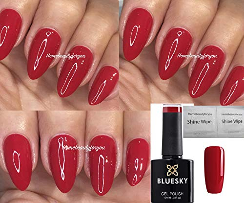 Bluesky RED Dark Red Scarlet A27 Nail Gel Polish UV LED Soak Off 10ml