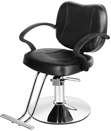 Artist hand Salon Chair for Hair Stylist, Comfortable Barber Chair Hydraulic Pump Stylist Chairs for Salon with Extra Wide Seat, Spa Beauty Equipment for Hair Stylists for Barbershop and Home