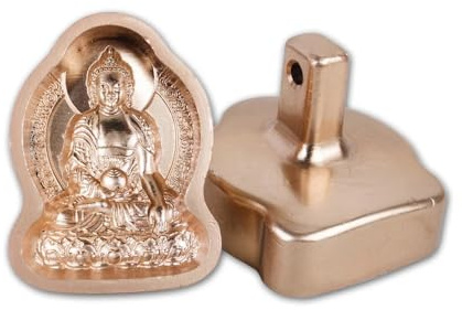 Gandhanra Shakyamuni Statuen TSA TSA Formen - Mini Tibetische Tonformen für Sakralkunst, Werkzeugsatz zur Herstellung Opfergaben, handgefertigte Handwerksformen für spirituelle Praxis