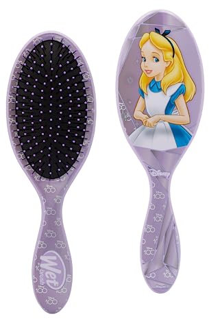 WetBrush Disney Original Detangler Hair Brush with Ultra Soft Intelliflex Bristles to Gently Separate Knots With Ease, Wet Brush Detangler Is Gentle on Hair, Disney 100 Collection, Alice in Wonderland