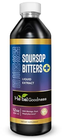 Herbal Goodness Soursop Bitters Liquid Drops, 12 Fl Oz