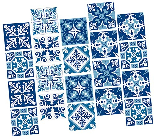 Autocollants Adhésifs pour Carrelage Nordique 10 Pièces Pvc Décoration | Décoration Diy, Surface Lisse et Propre, sans Outils, Usage Salle de Bain, Style Européen