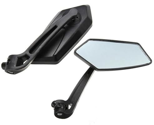 Lenkerendenspiegel Motorrad Universal Motorrad Rückspiegel Quad Scooter Schwarz Chopper Spiegel