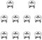GXGM 10 pièces ton argent de diamètre tête en métal connecter came armoire meubles connecteur raccords à came connecteur commun écrou came serrure connecteurs électriques
