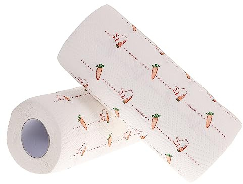 Beaupretty 2rotoli Panni per Pulizia della Cucina Salvetten di Carta per Pulizia Forniture per Cucina Asciugamani di Carta Salvetten Detergenti