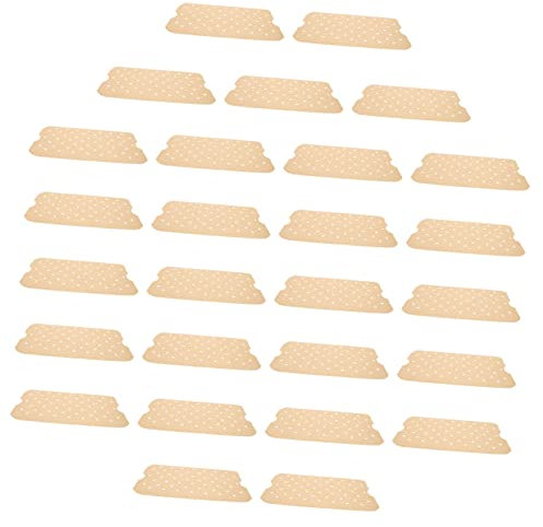 Amosfun 200pcs Air Fryer Liner and Perforated Baking Paper Sheets, Nonstick Silicone Treated Parchment Paper, 29.5x19.3cm, Disposable Oven and Baking Tray Liners for Healthy Cooking