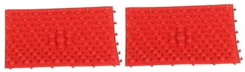 SEWOART 2 Stücke Ergonomische Fuß Massage Matte Reflexzonenmassage Platten Akupressur Fuß Für Körper Durchblutung