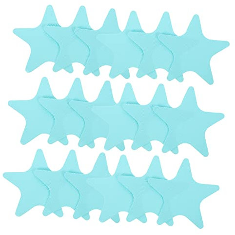 KONTONTY 20pezzi Adesivi Antiscivolo per Doccia Design a Stella Adesivi per Pavimento Bagno per Bagno Decalcomanie per Pavimento Antiscivolo