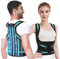 Perechges Corrector Postura Espalda, Corrector de Postura, Soporte Ajustable para el Cuello, Hombros, Espalda, Corrección de Escoliosis Adecuado para cintura de 73-97 CM (Negro, Large)