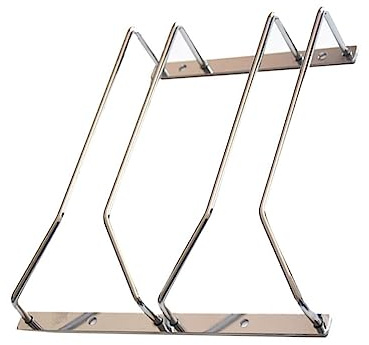 BATHVEVE Estante para Copas De Vino De Acero Inoxidable Portavasos Invertido Colgante para Guardar Copas De Vino La Cocina o Bodega