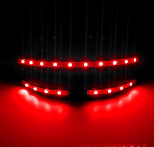 YUANYUYING LED-Brille, LED-Leuchtbrille für Party & Club – Blinkende Neonbrillen | Wiederverwendbar, bequemer Sitz