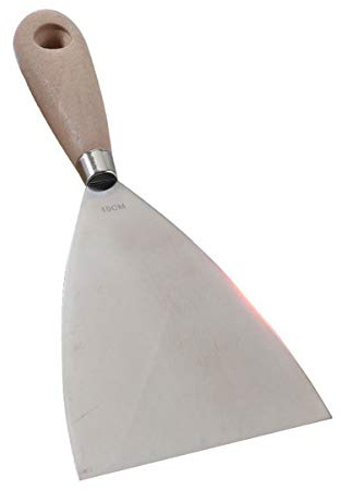 ZHURDFT Stucco in Acciaio Inox, Raschietto in Metallo, for cartongesso, Stucco, Decalcomanie, Carta da Parati, Cottura, rattoppo, Pittura/4 cm(10Cm)