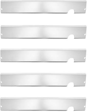 Milageto 5 Piezas de Repuesto para Barras de, Placas de, Accesorios para Barbacoa, Resistente para Adultos, fácil instalación, Piezas de, Plata