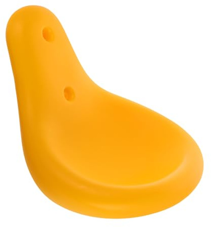 SUPVOX Plastic Rocker Chair Seat Replacement for Kids Seesaw Outdoor Playground Part Sturdy Yellow Plastic Outdoor Seesaw Seat Component for Children’s Play Equipment