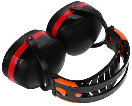 TOBBOMEY Protezione Orecchie Antirumore Regolabile Earmuff per Workshop e Studio Cuffie Isolanti per Dormire e Lavoro Copriorecchie Resistenti per Adulti