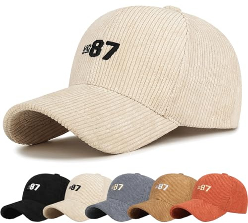 DURINM Cappellino da Baseball Classic Unisex con Fibbia Metallica Regolabile con Visiera Curva Berretto per Sport Caldi Berretti Invernali da Baseball Donne